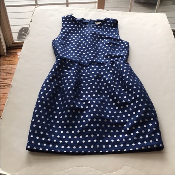 J. Crew Silver Dot Dress - Picture 3 of 12